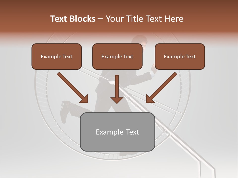 Person Run Exercise PowerPoint Template