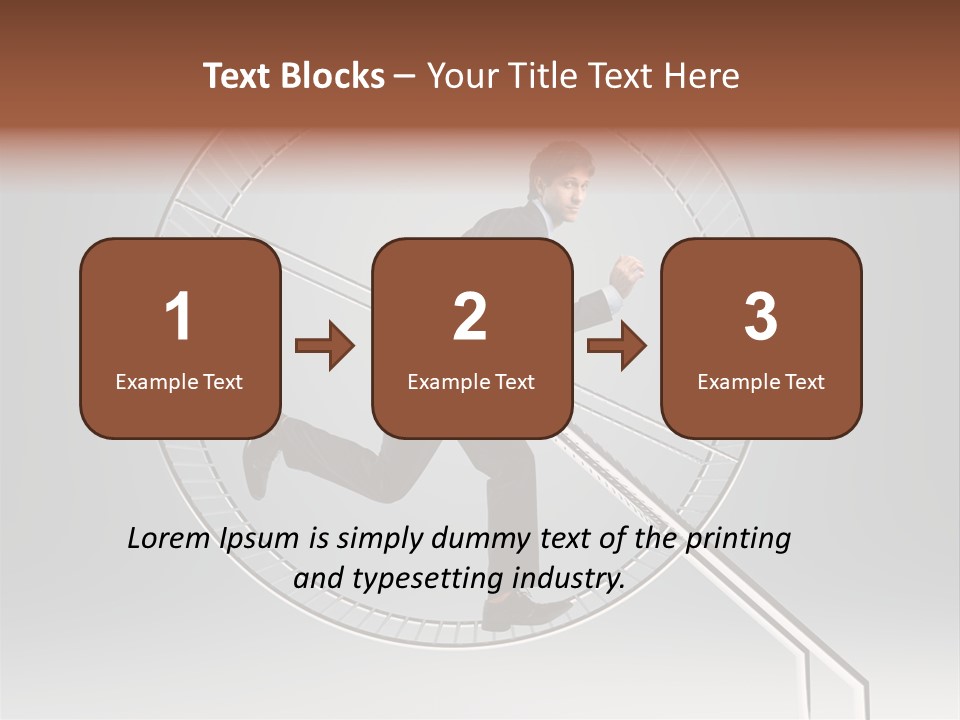 Person Run Exercise PowerPoint Template