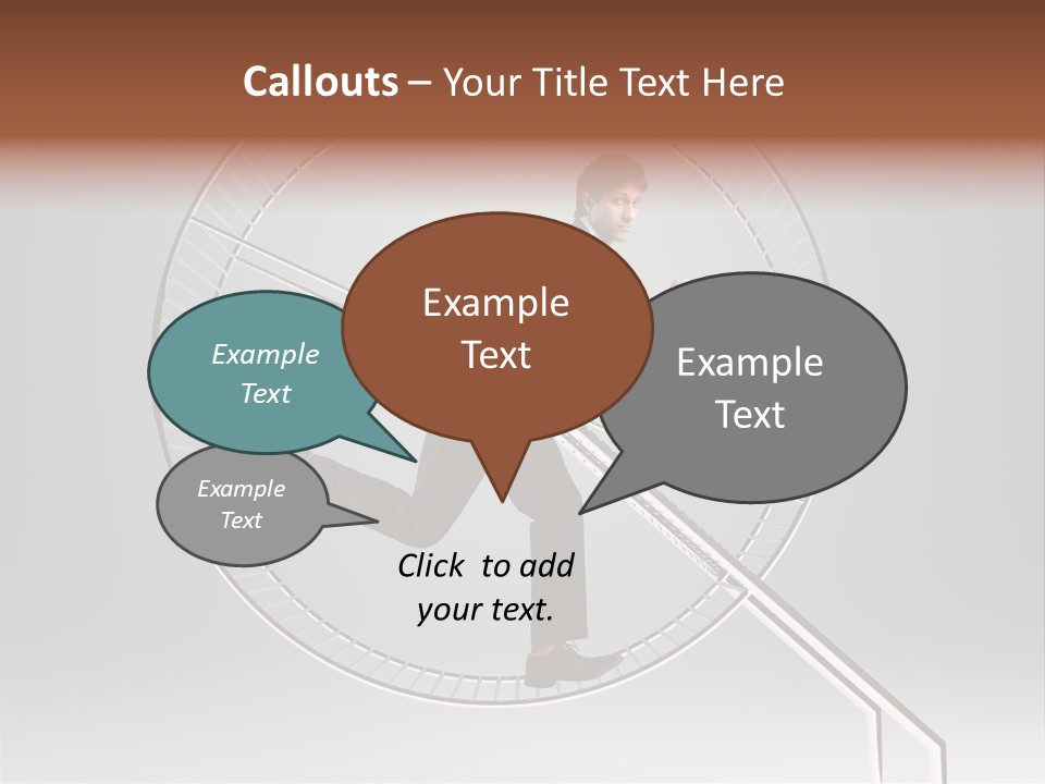 Person Run Exercise PowerPoint Template