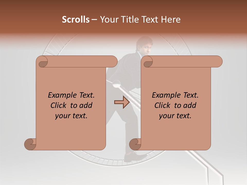 Person Run Exercise PowerPoint Template