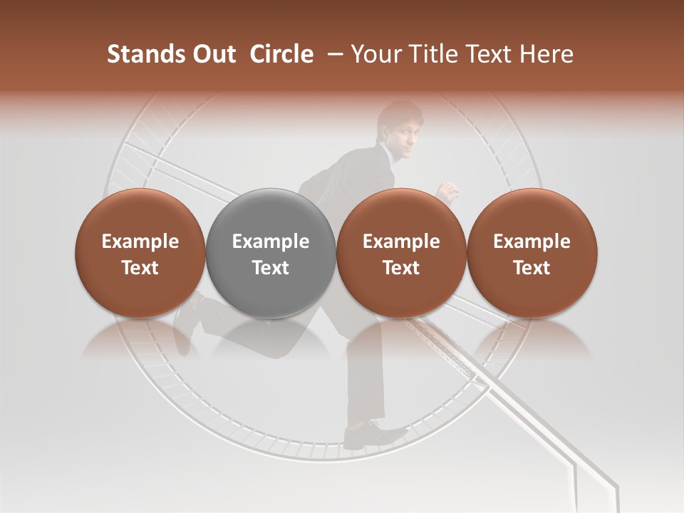 Person Run Exercise PowerPoint Template