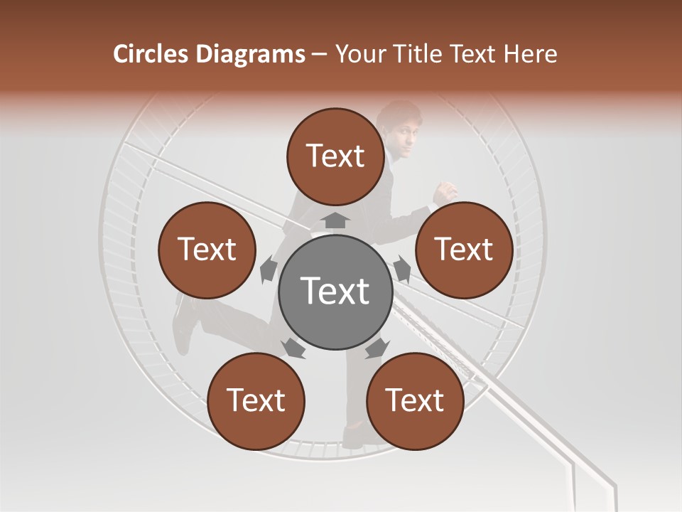 Person Run Exercise PowerPoint Template