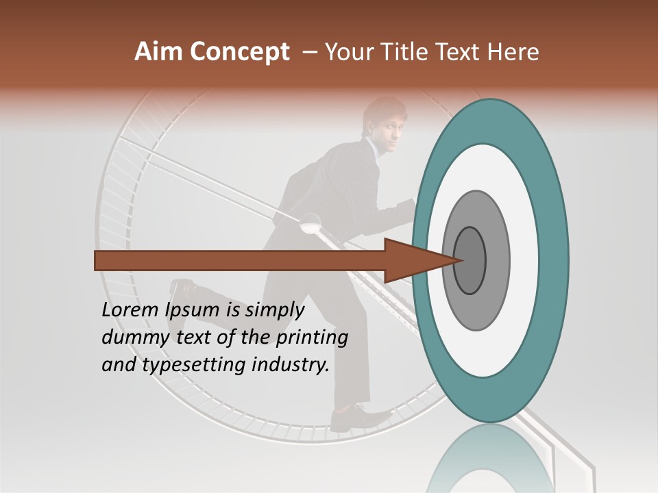 Person Run Exercise PowerPoint Template