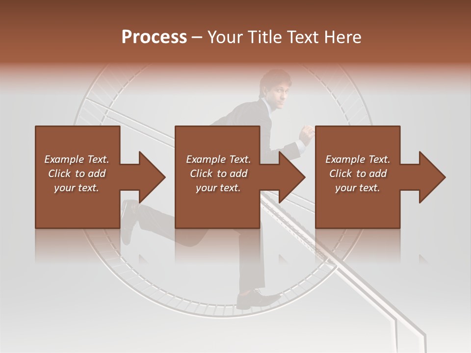 Person Run Exercise PowerPoint Template