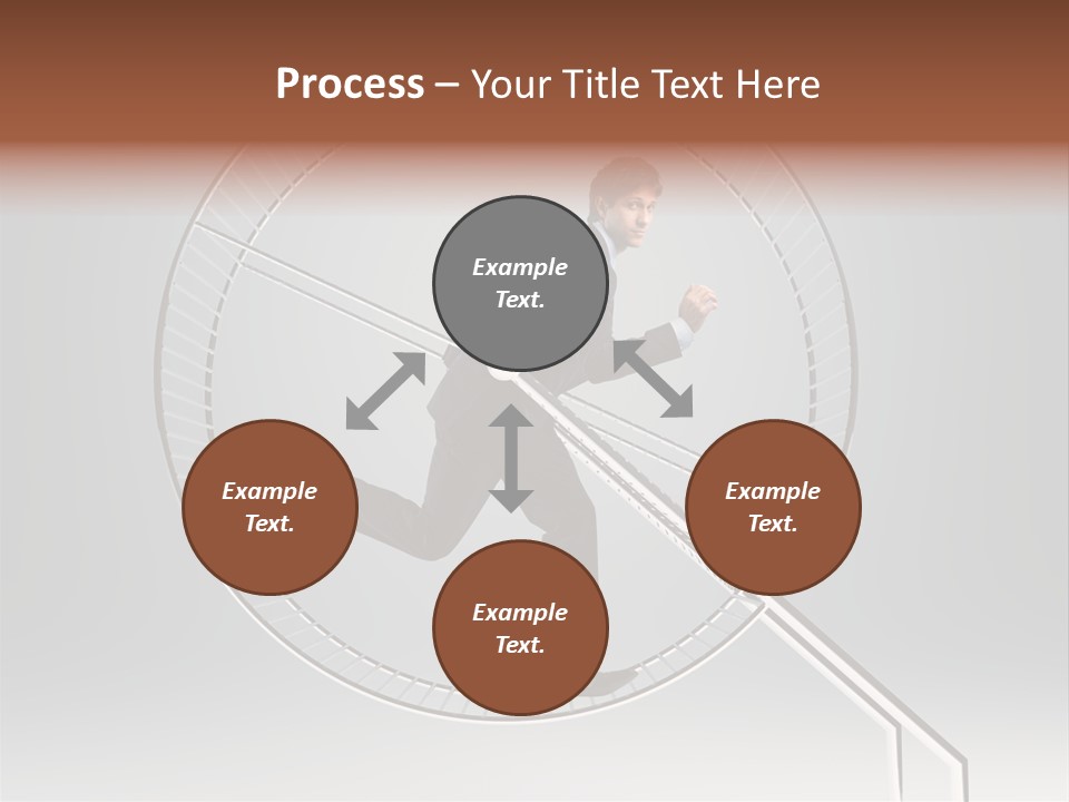 Person Run Exercise PowerPoint Template