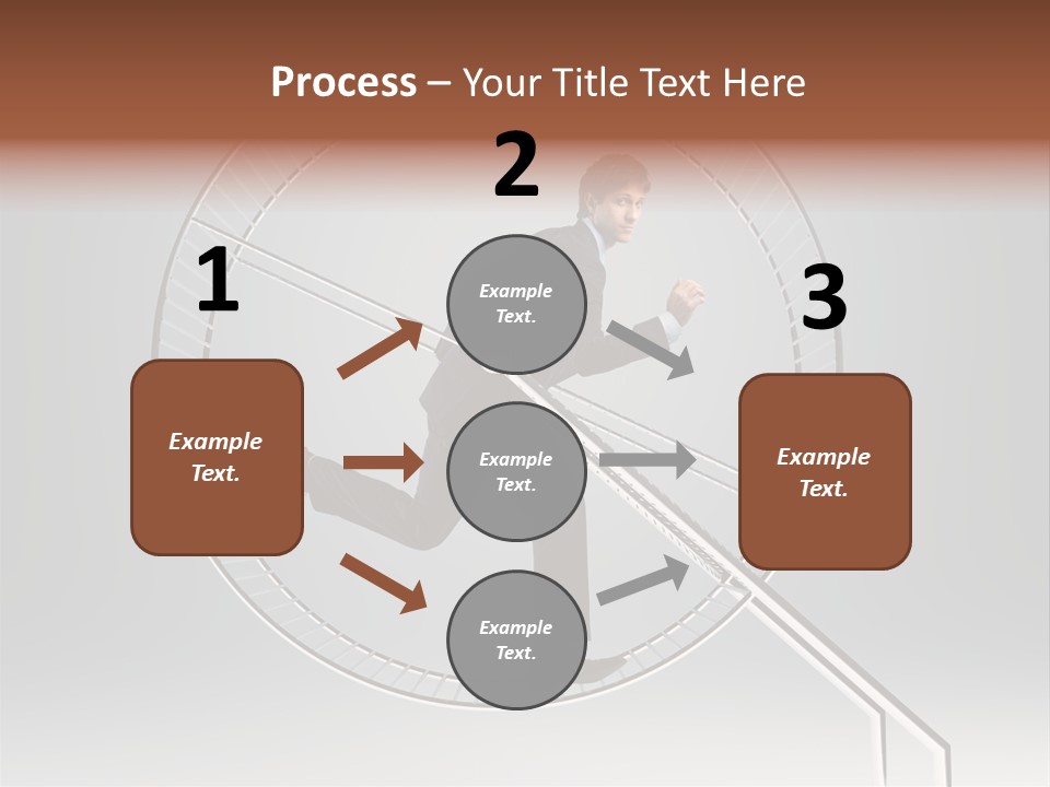 Person Run Exercise PowerPoint Template