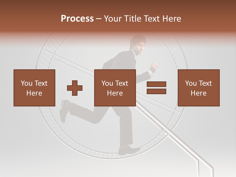 Person Run Exercise PowerPoint Template
