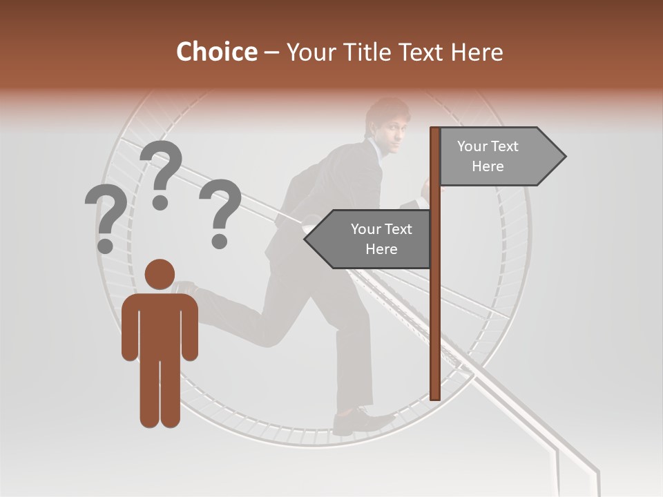Person Run Exercise PowerPoint Template