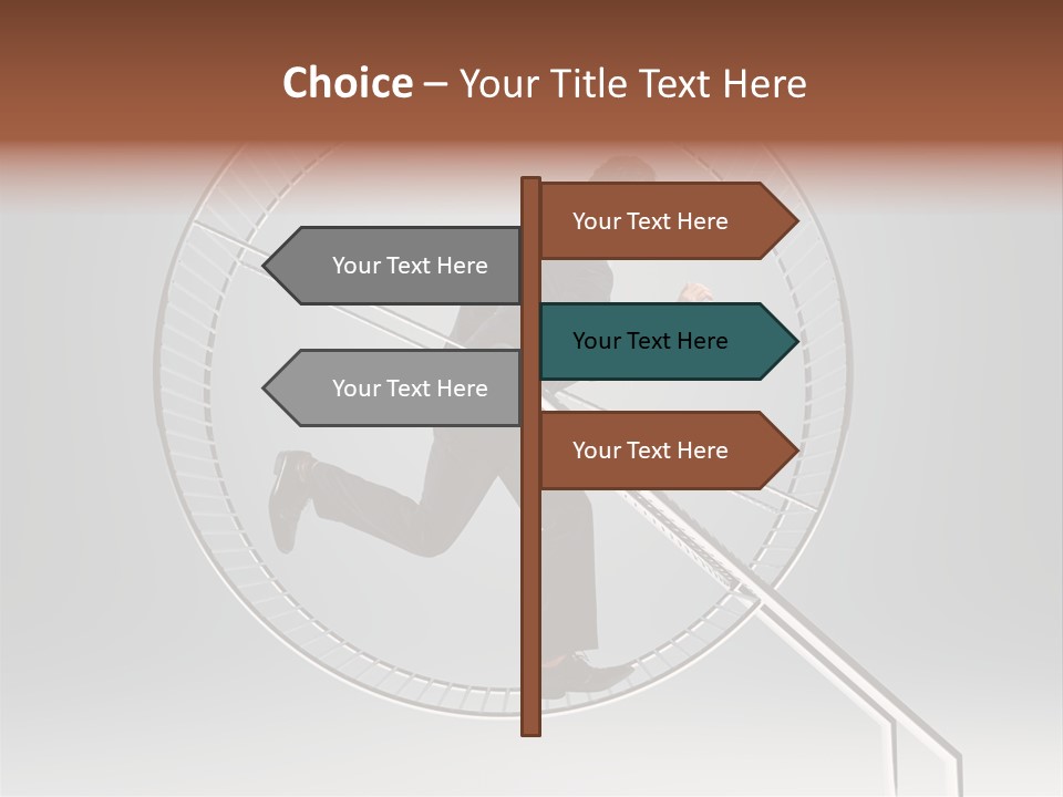 Person Run Exercise PowerPoint Template