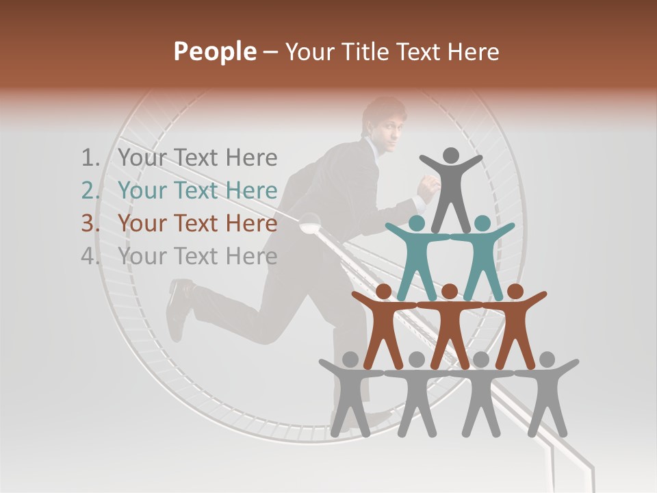 Person Run Exercise PowerPoint Template