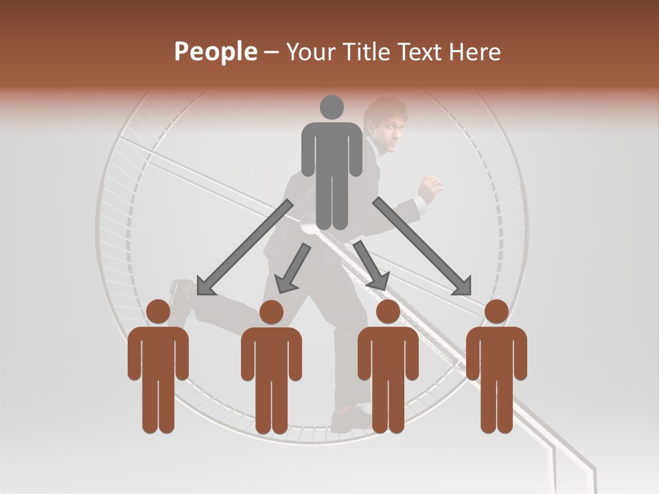 Person Run Exercise PowerPoint Template