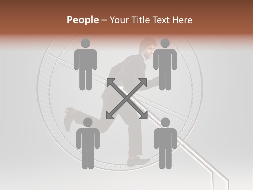 Person Run Exercise PowerPoint Template