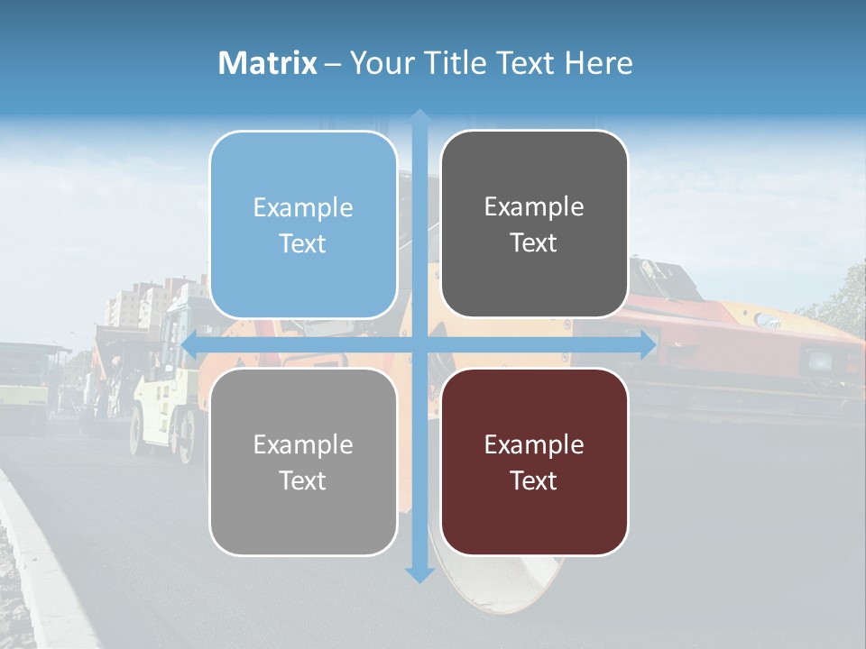 Repairing Wheel Lane PowerPoint Template