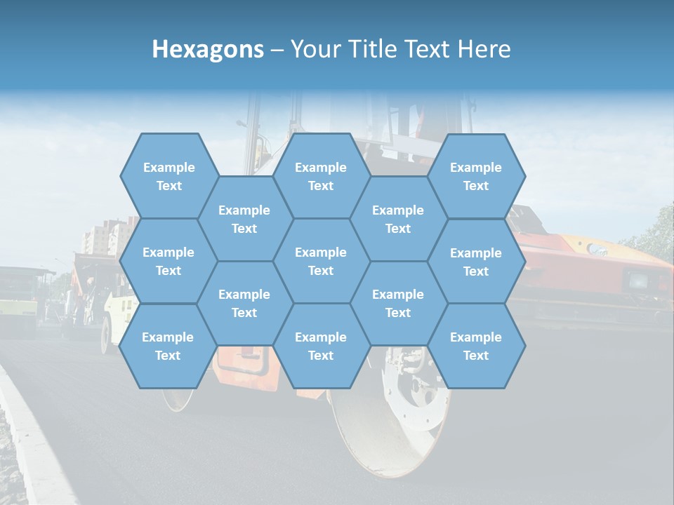 Repairing Wheel Lane PowerPoint Template