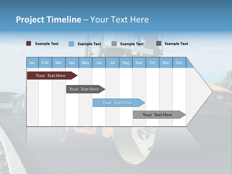 Repairing Wheel Lane PowerPoint Template