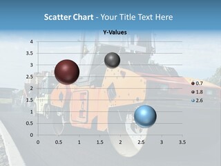 Repairing Wheel Lane PowerPoint Template