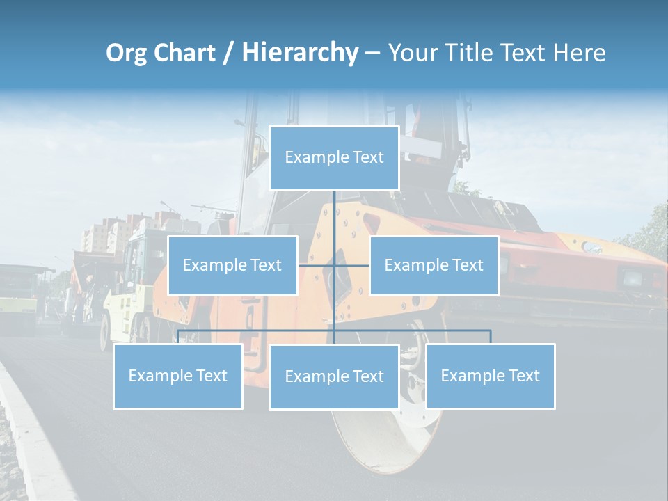 Repairing Wheel Lane PowerPoint Template