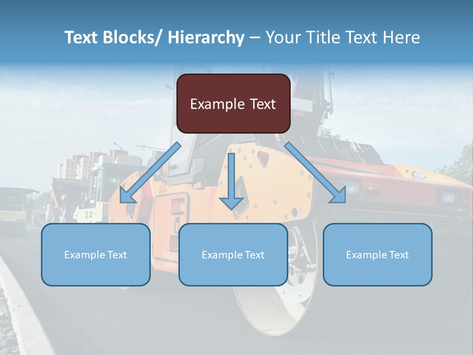 Repairing Wheel Lane PowerPoint Template