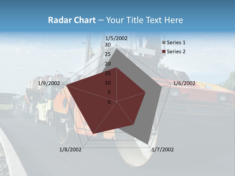 Repairing Wheel Lane PowerPoint Template