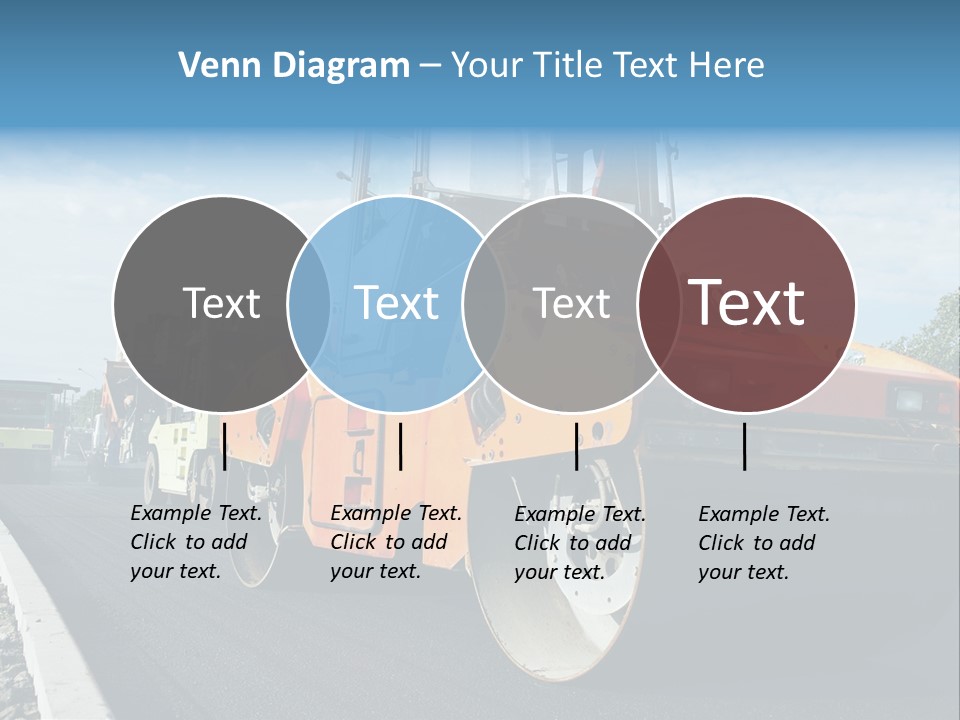 Repairing Wheel Lane PowerPoint Template