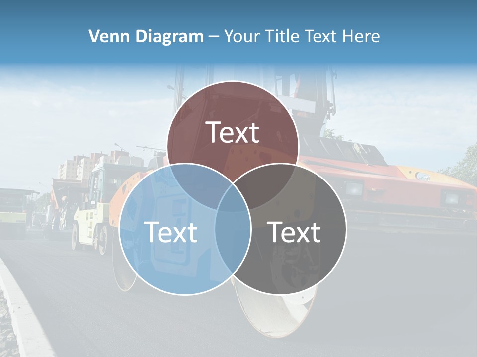 Repairing Wheel Lane PowerPoint Template