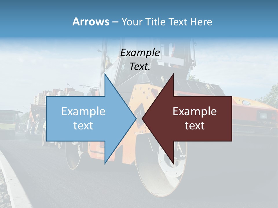 Repairing Wheel Lane PowerPoint Template