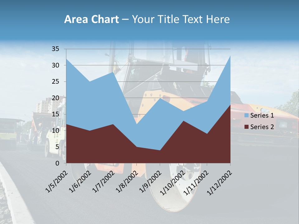 Repairing Wheel Lane PowerPoint Template
