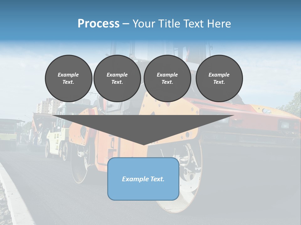 Repairing Wheel Lane PowerPoint Template