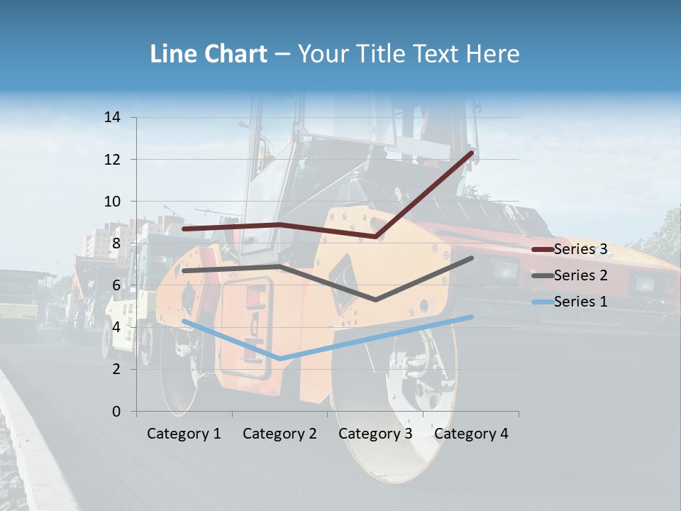 Repairing Wheel Lane PowerPoint Template