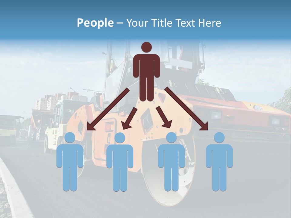Repairing Wheel Lane PowerPoint Template