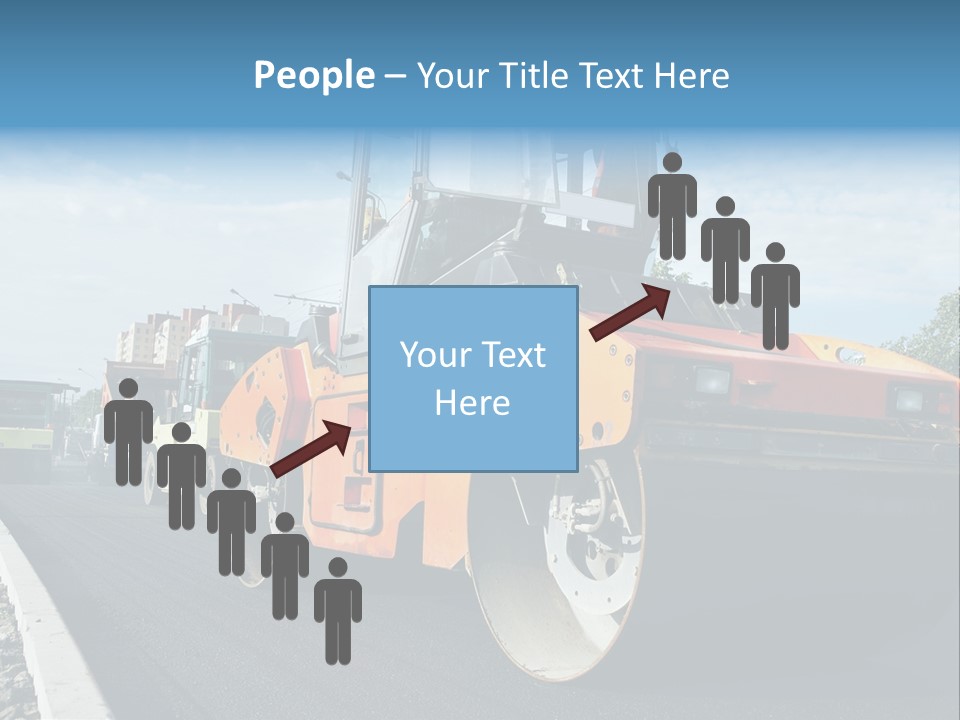 Repairing Wheel Lane PowerPoint Template