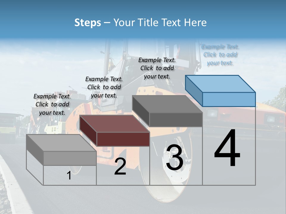 Repairing Wheel Lane PowerPoint Template