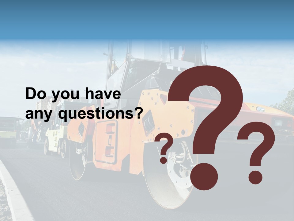 Repairing Wheel Lane PowerPoint Template