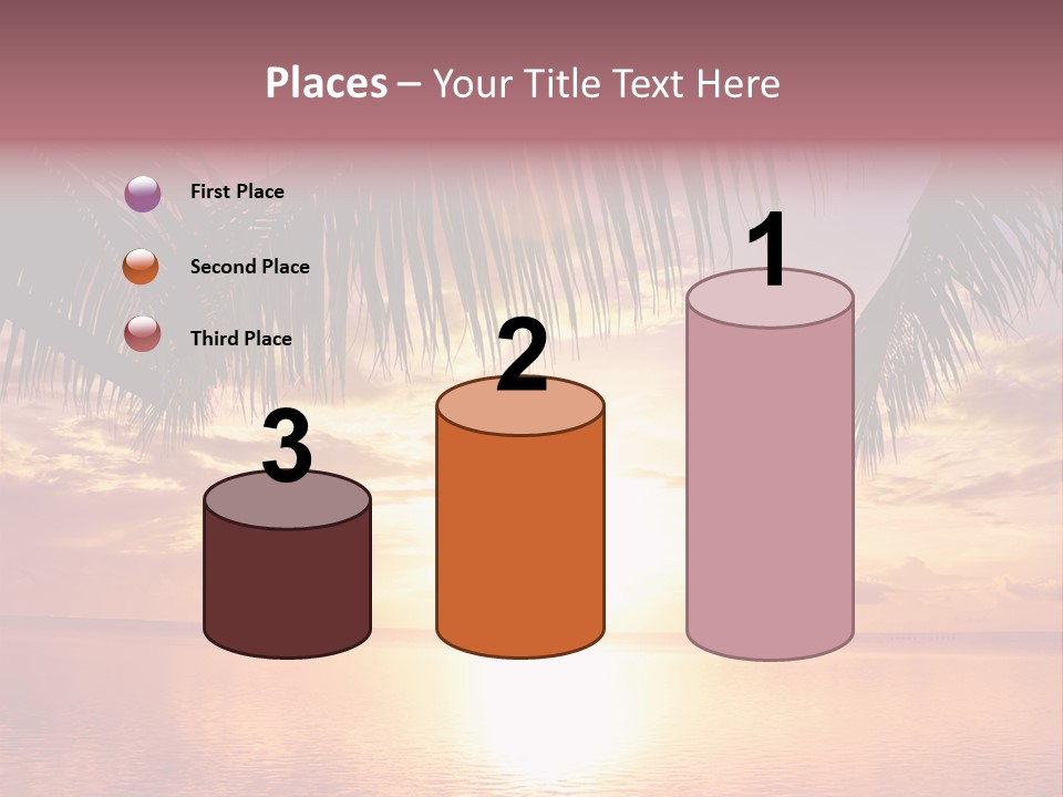 Night Gold Sunset PowerPoint Template