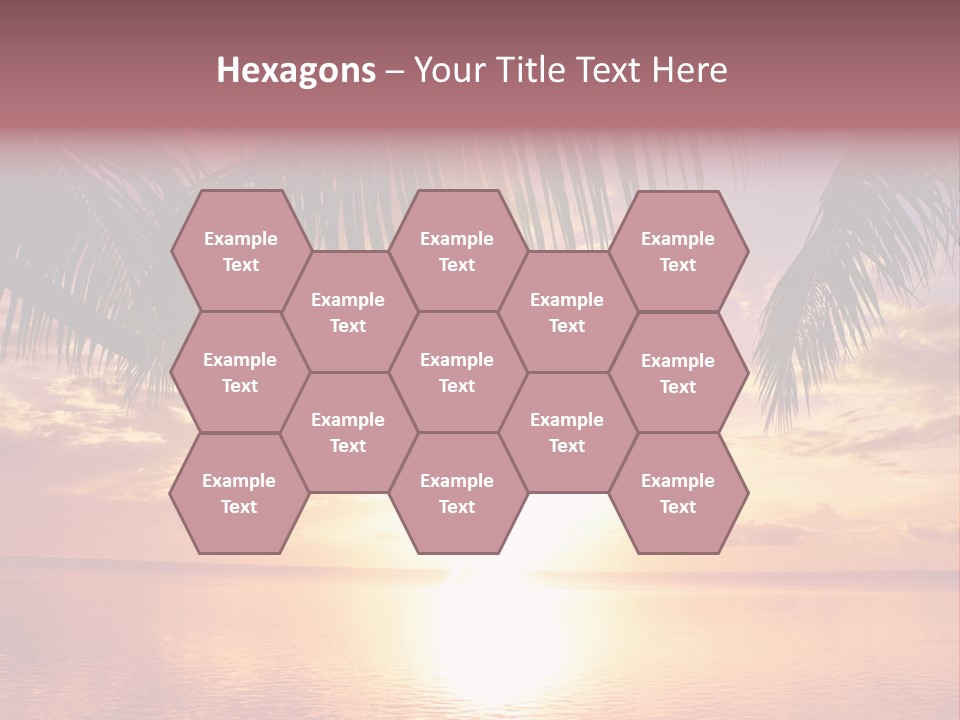 Night Gold Sunset PowerPoint Template