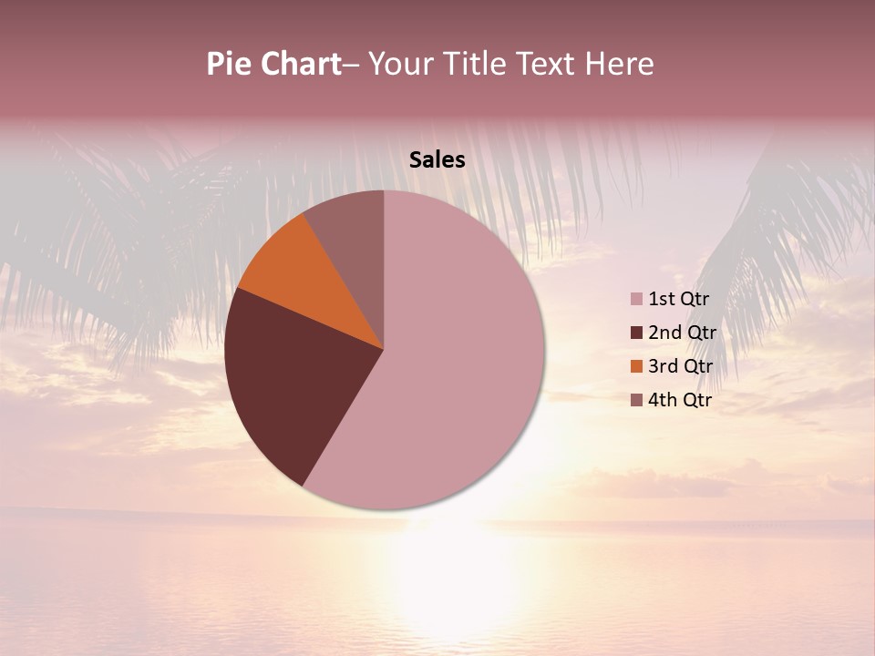 Night Gold Sunset PowerPoint Template