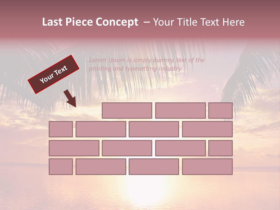 Night Gold Sunset PowerPoint Template