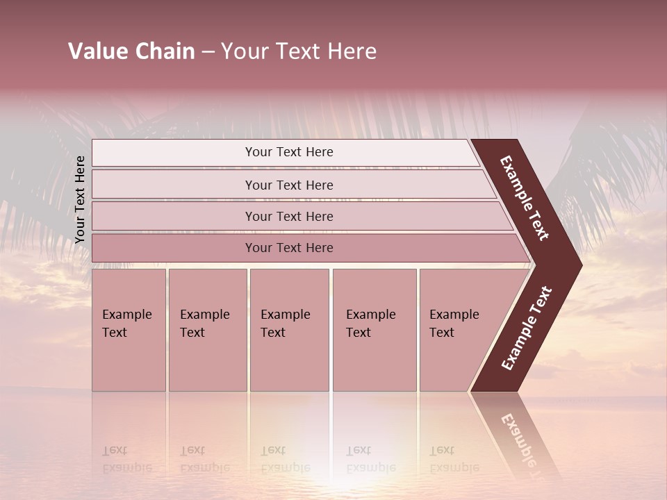 Night Gold Sunset PowerPoint Template