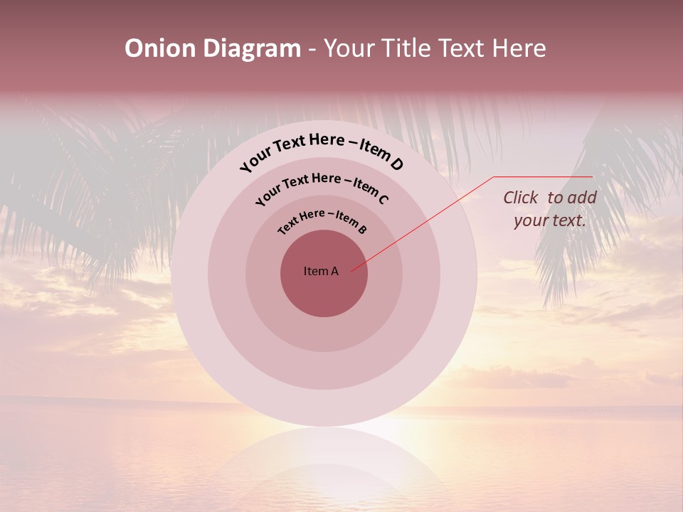 Night Gold Sunset PowerPoint Template