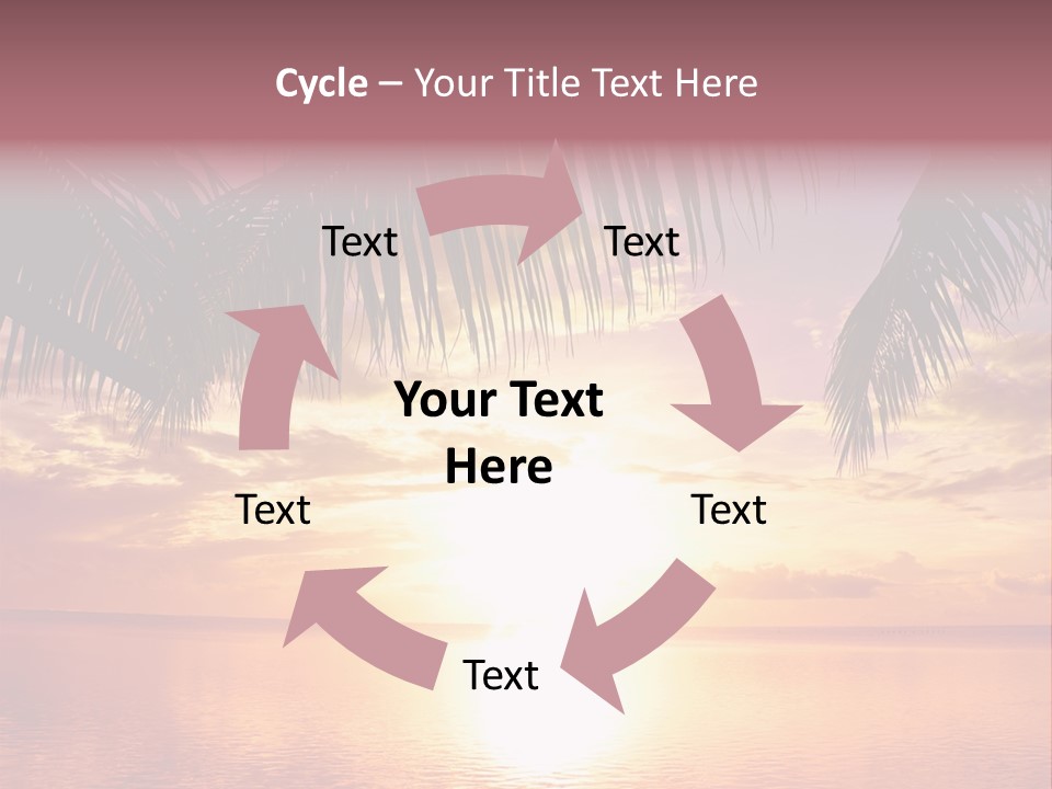Night Gold Sunset PowerPoint Template