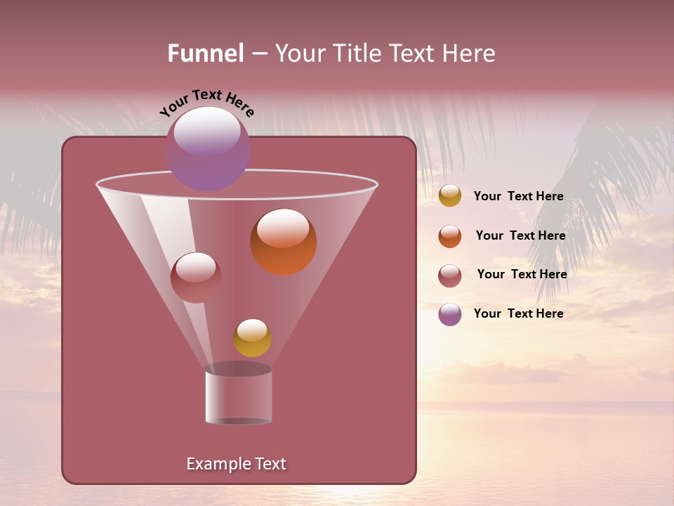 Night Gold Sunset PowerPoint Template