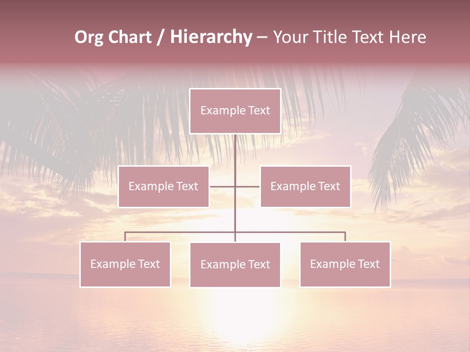 Night Gold Sunset PowerPoint Template
