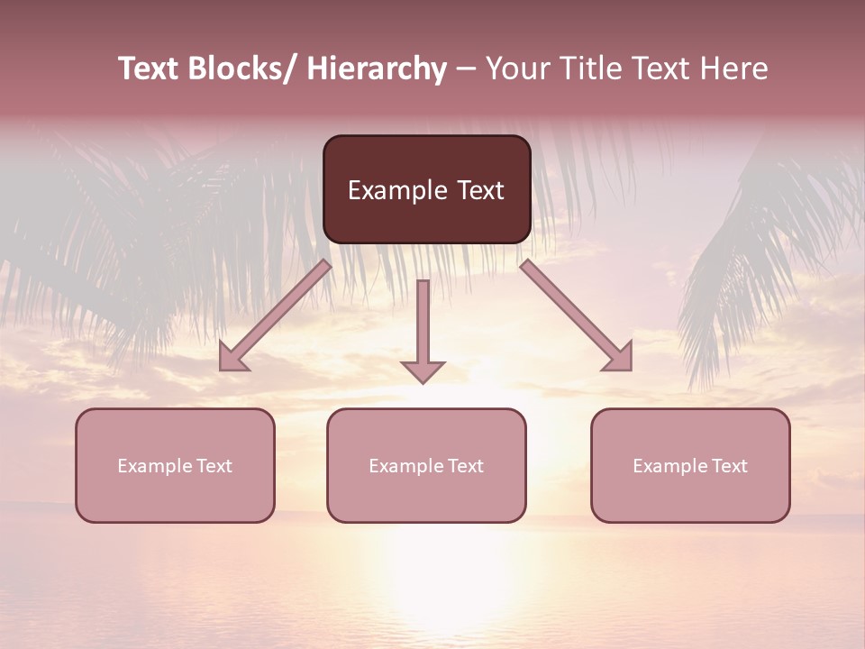 Night Gold Sunset PowerPoint Template