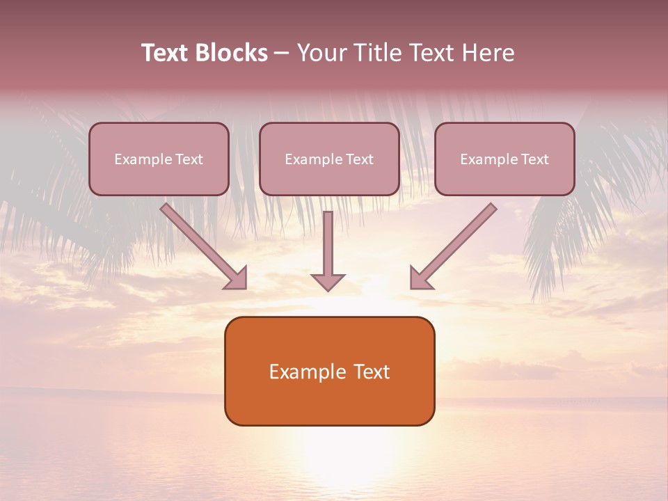 Night Gold Sunset PowerPoint Template