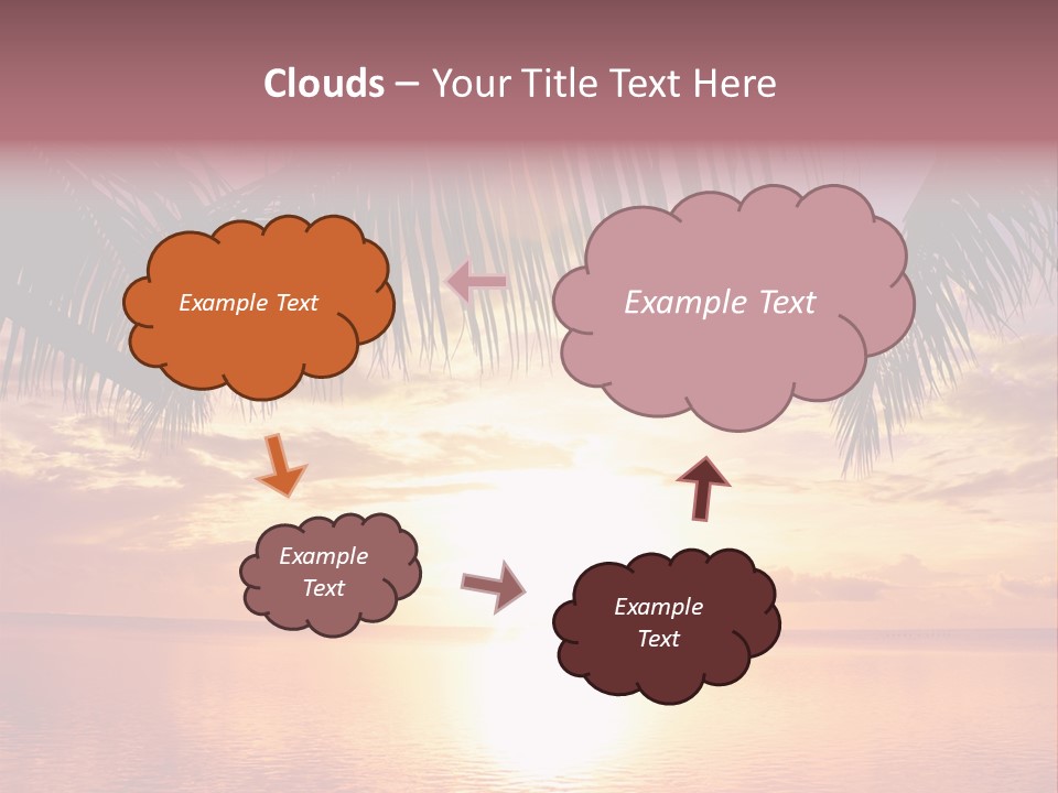 Night Gold Sunset PowerPoint Template