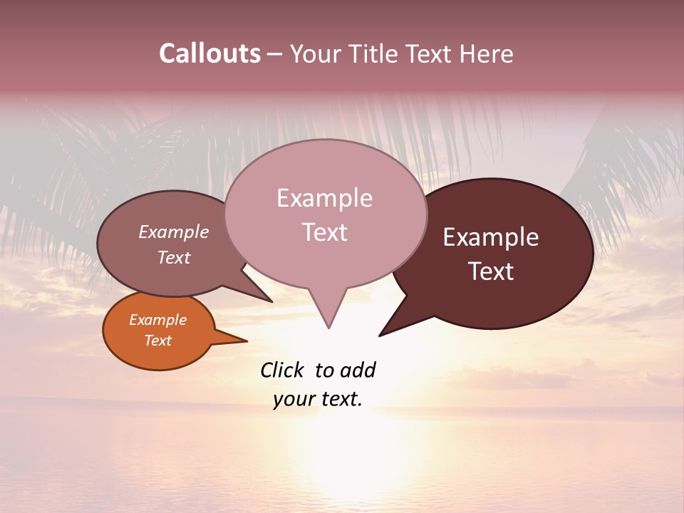 Night Gold Sunset PowerPoint Template