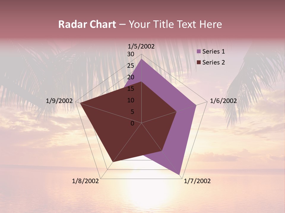 Night Gold Sunset PowerPoint Template