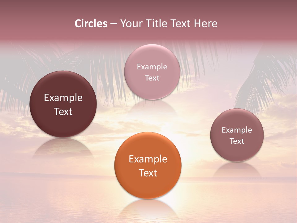 Night Gold Sunset PowerPoint Template