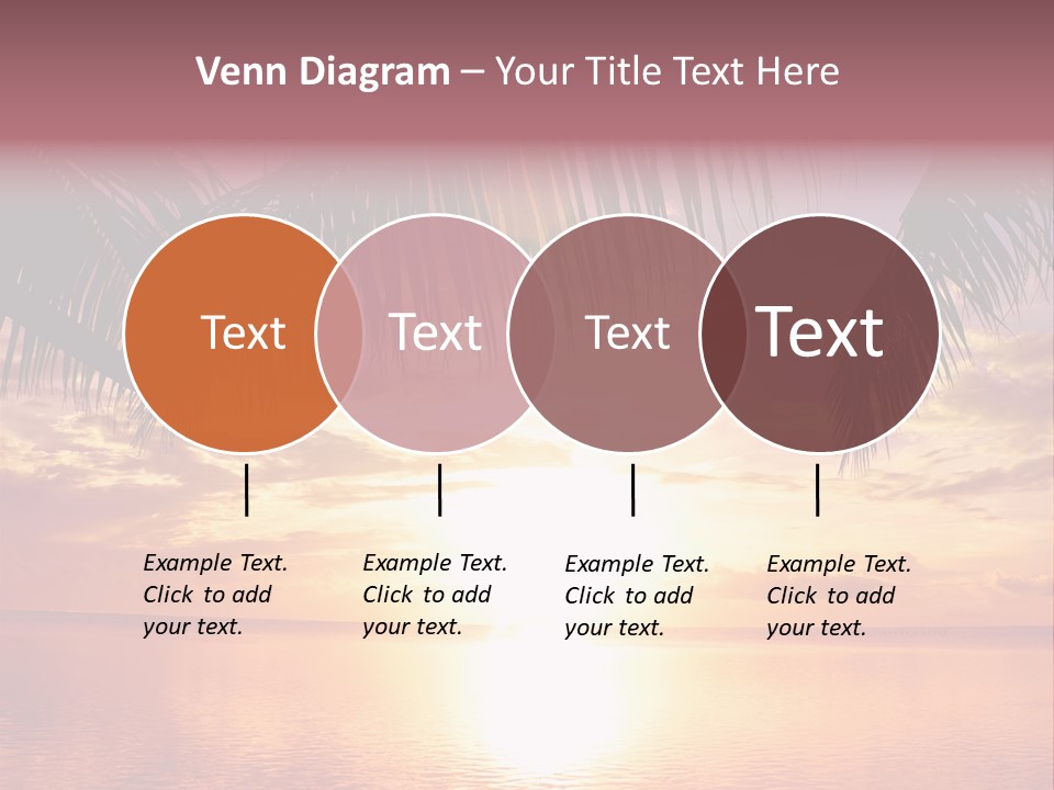 Night Gold Sunset PowerPoint Template