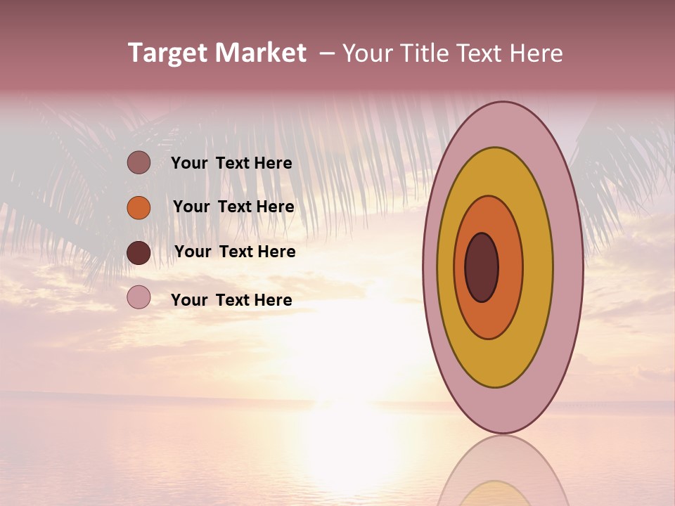 Night Gold Sunset PowerPoint Template